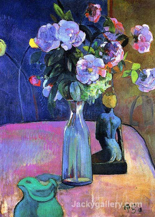 Vase with Flowers by Paul Gauguin paintings reproduction